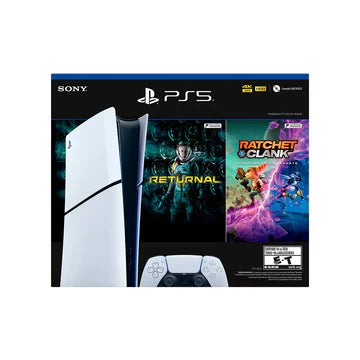 PlayStation 5 Slim Digital + 1 control + 2 videojuegos (Returnal - Ratchet Clank)